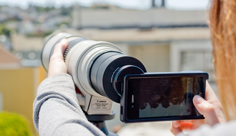 iPhone DSLR lens adapter released