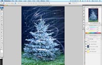 Make your own advent calendar - free editable Photoshop template