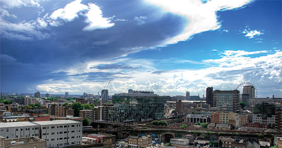 HDR cityscape