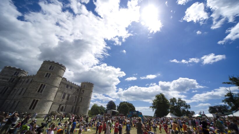 Family Portraits with a difference at Camp Bestival