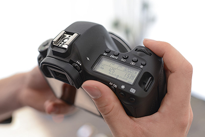 Canon 6D top