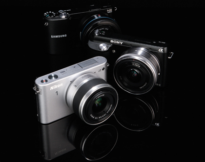 Sony NEX-F3 vs Samsung NX1000 vs Nikon J2