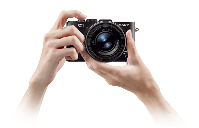Sony RX1 in the hand