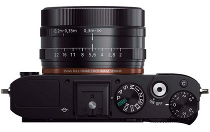 Sony RX1 top view