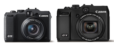 Canon Powershot G1 X vs Canon Powershot G15