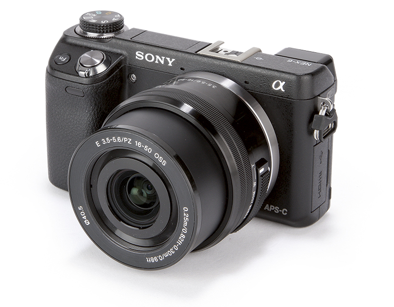Sony NEX-6 front angle