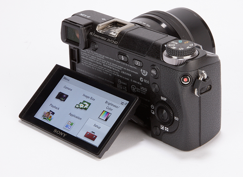 Sony NEX-6 rear view