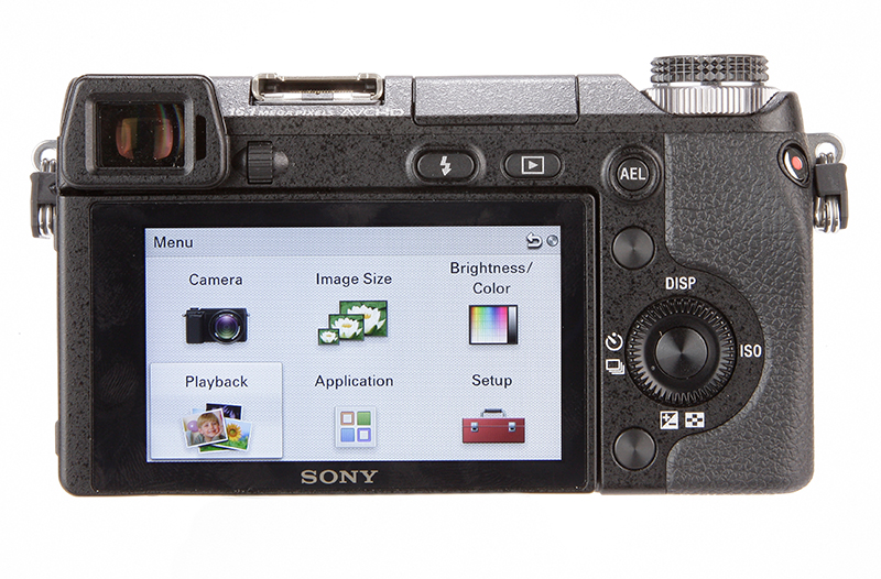 Sony NEX-6 rear view