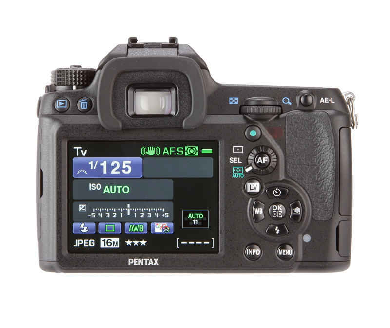 Pentax K-5 II rear