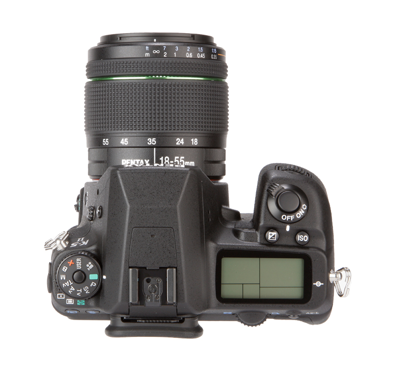 Pentax K-5 II top view