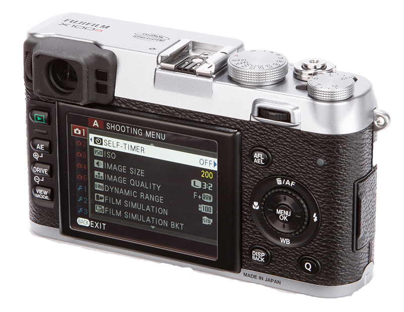 Fujifilm X100S rear view