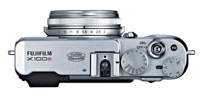 Fujifilm X100S top view