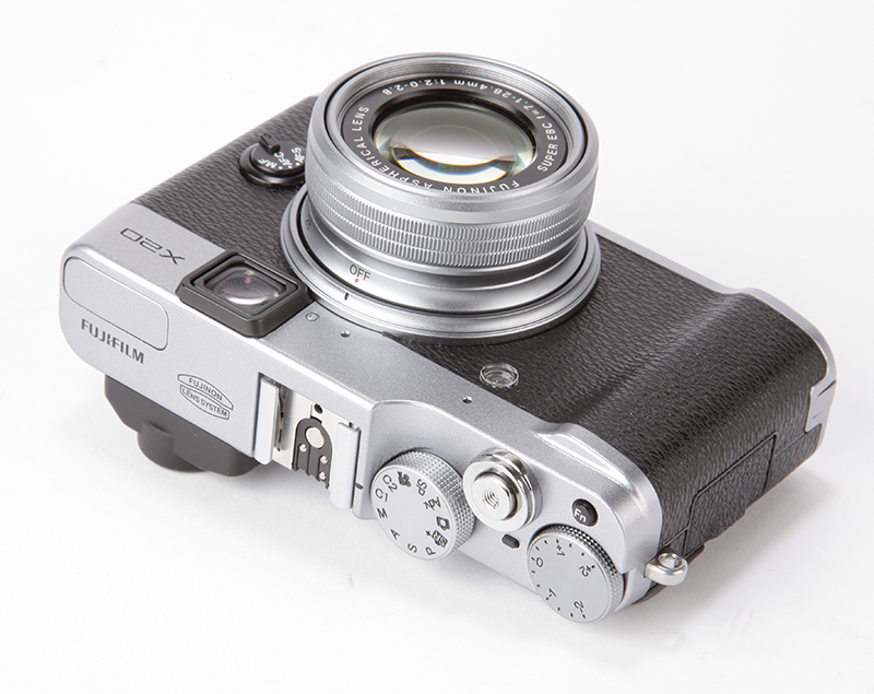 Fujifilm X20 top angle