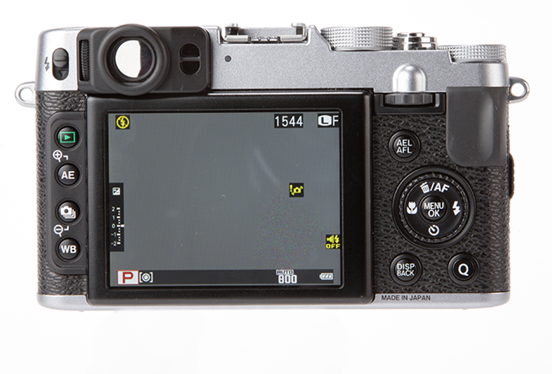Fujifilm X20 LCD screen