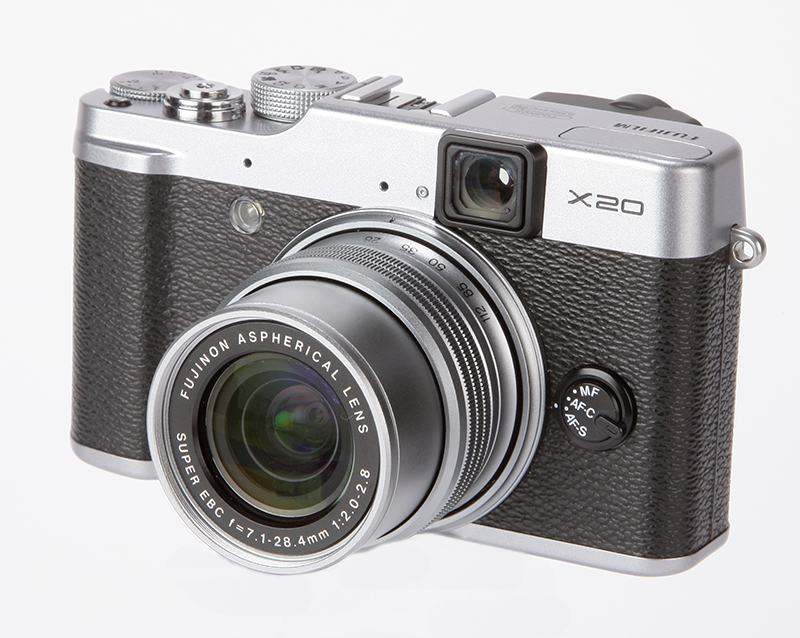 Fujifilm X20 front angle