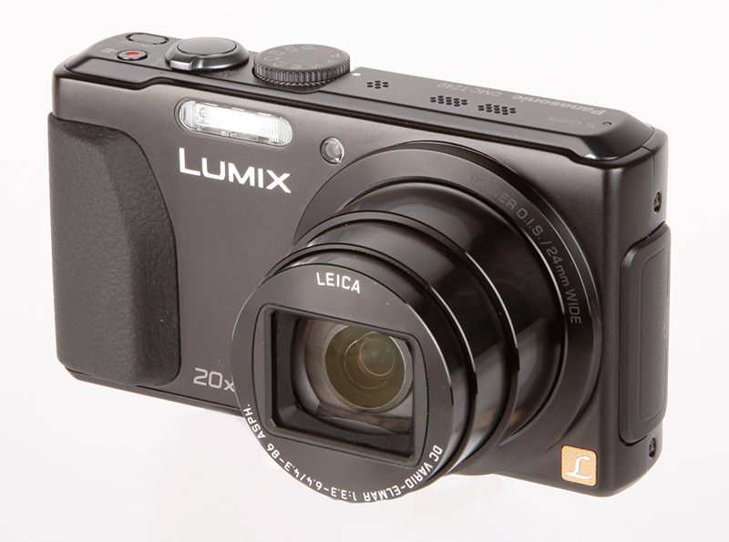 Panasonic Lumix TZ40 front angle