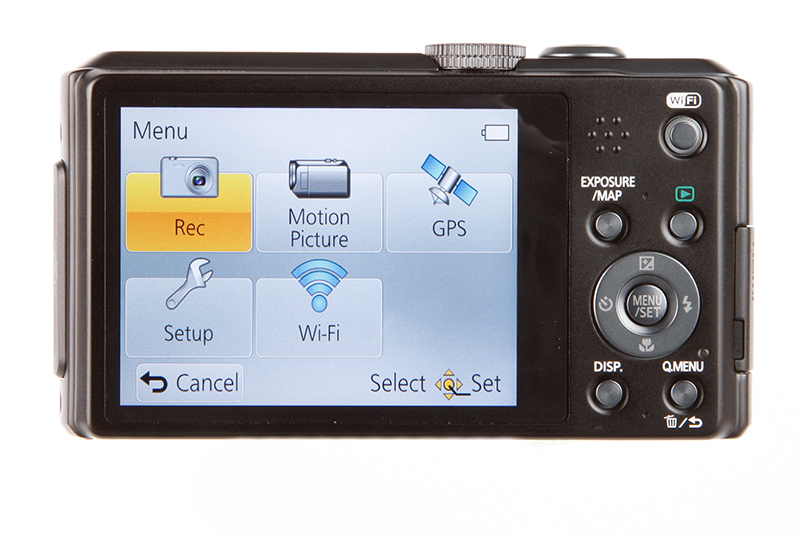 Panasonic Lumix TZ40 rear