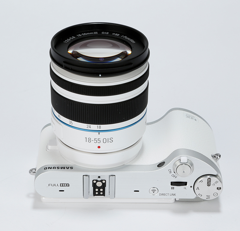 Samsung NX300 top slant