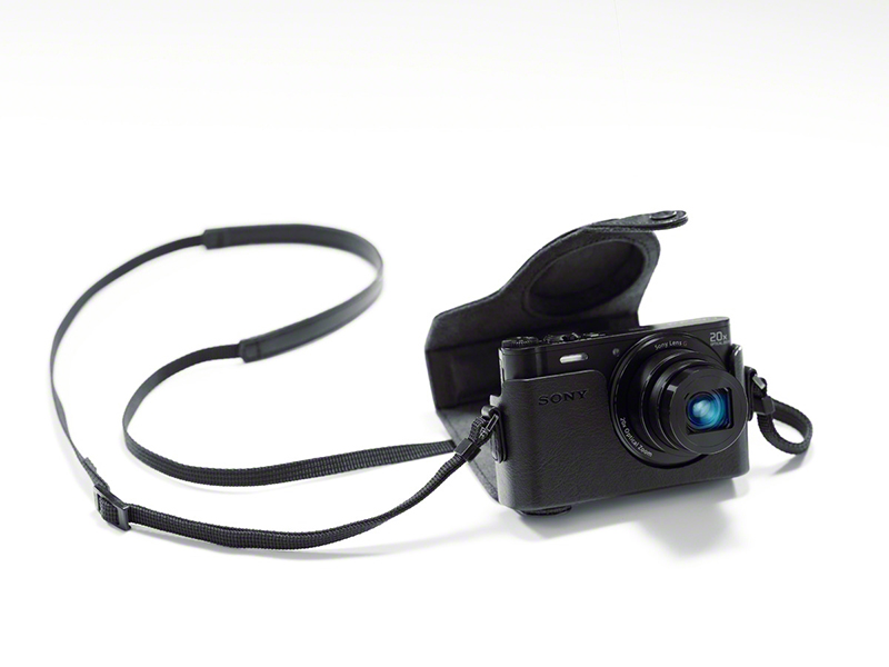 Sony WX300 with case