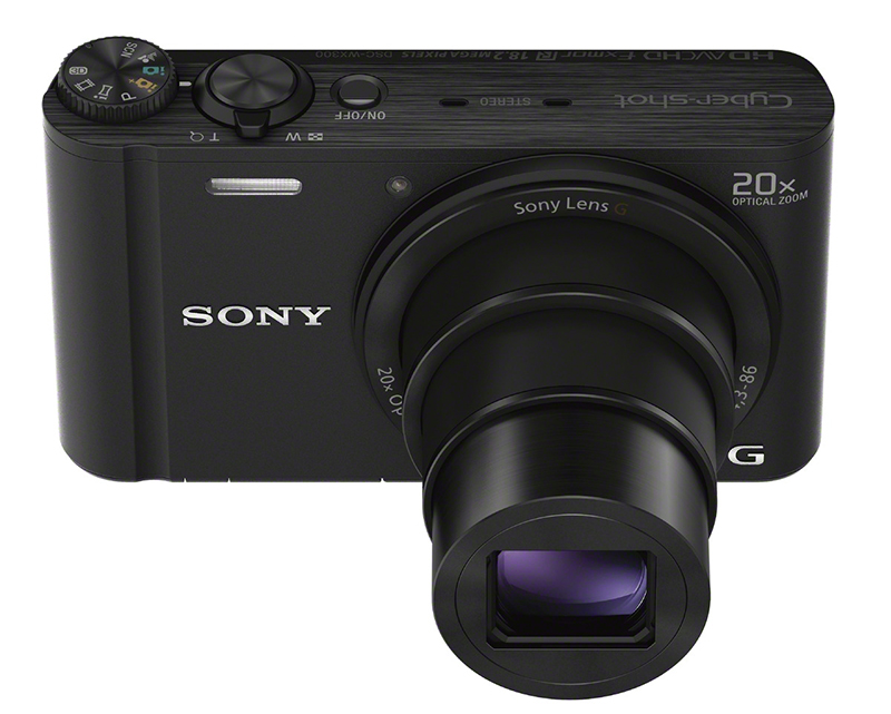 Sony WX300 top down
