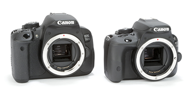 Canon EOS 100D / EOS 700D comparison