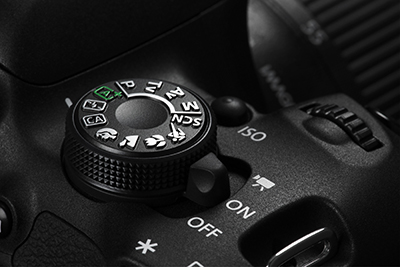 Canon EOS 700D mode dial close up