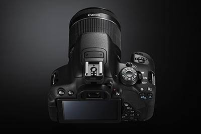 Canon EOS 700D rear view top down
