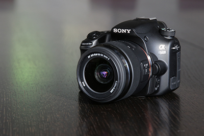 Sony A58 front view