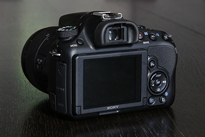 Sony A58 rear