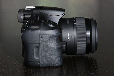 Sony A58 side view