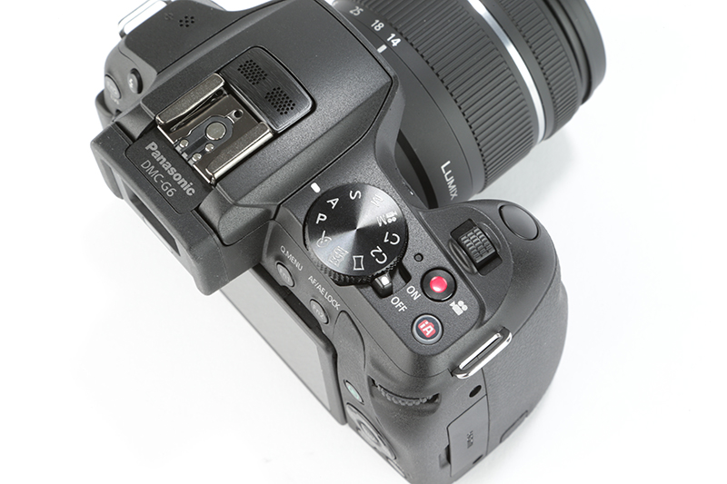 Panasonic Lumix G6 Review -top down angled