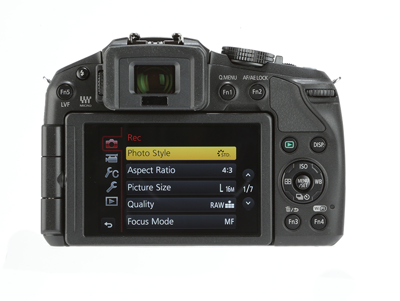 Panasonic Lumix G6 Review - rear view