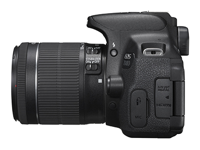 Canon EOS 700D side view