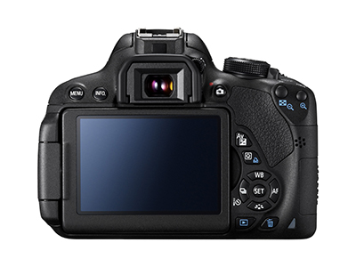 Canon EOS 700D screen