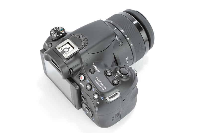 Sony A58 top angled