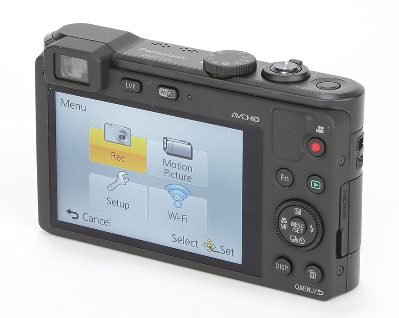 Panasonic Lumix LF1 Review - rear angle