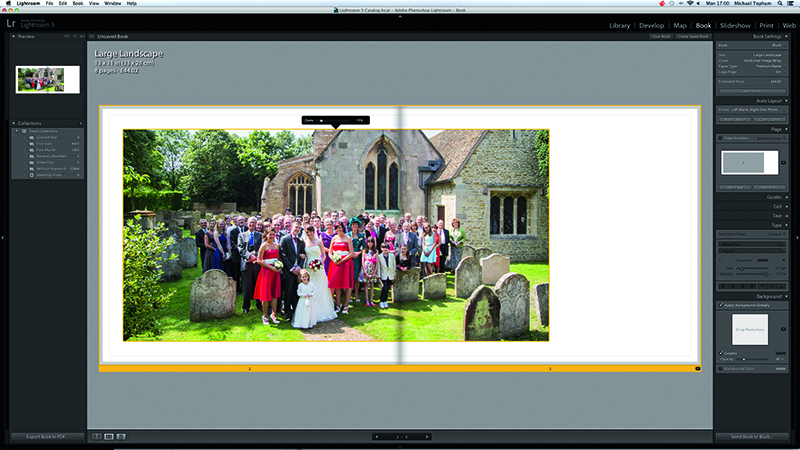 The Book module has been modified and now allows you to adjust templates by changing the size of images that appear on the page. There's still no option to create your own templates from scratch - a feature we'd like to see in a future release. 