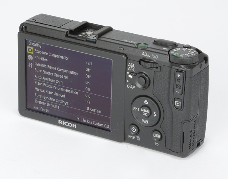 Ricoh GR Review -  rear view