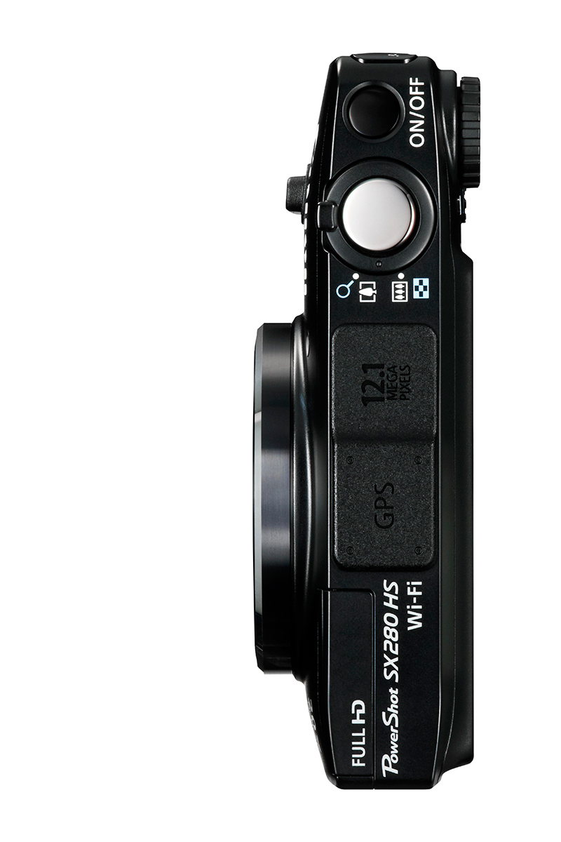 Canon PowerShot SX280HS Review - top view