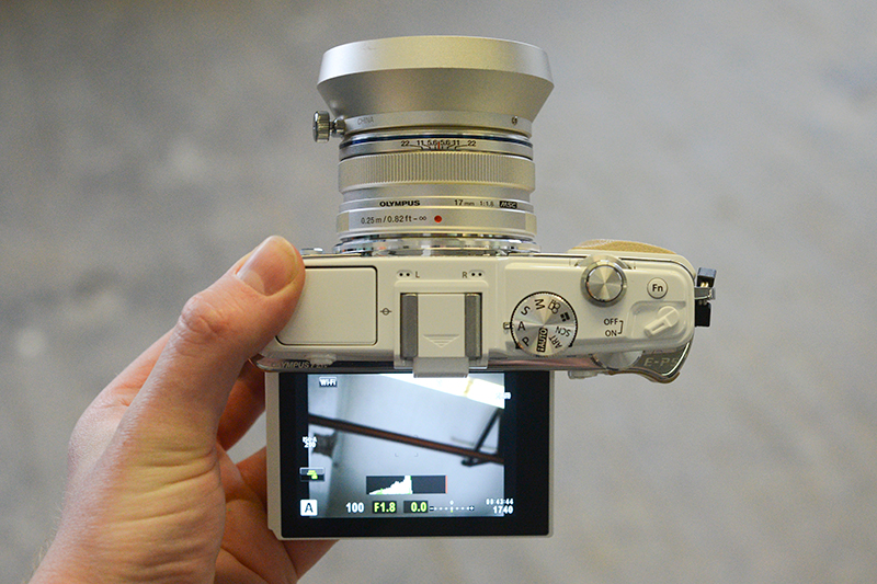 Olympus E-P5 top view