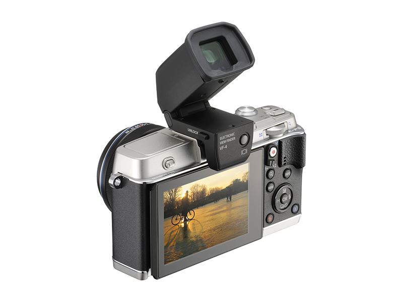 Olympus E-P5 Review - external viewfinder