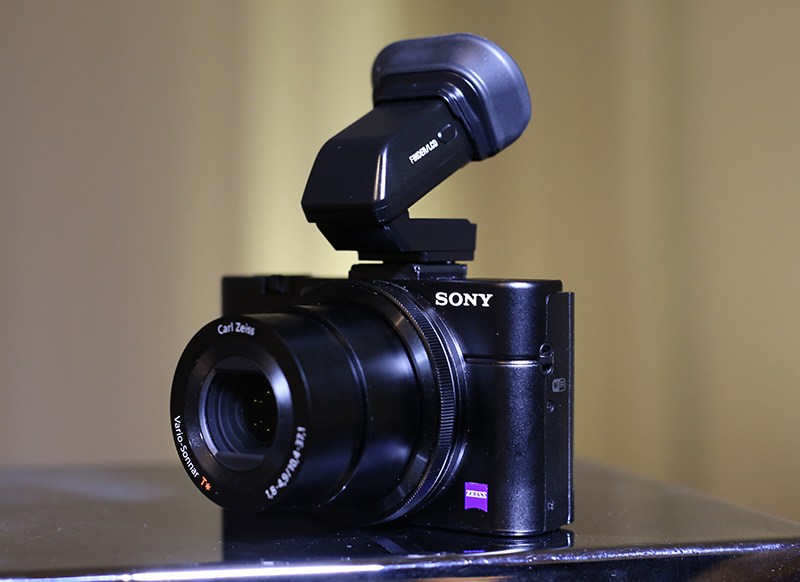 Sony RX100 II front angle