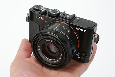 Sony RX1R Review - hand held