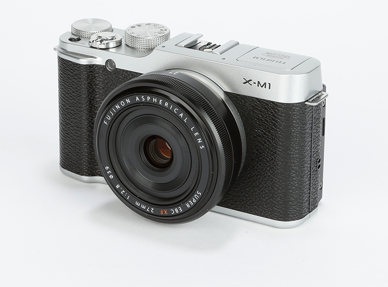 Fujifilm X-M1 Review - front angled