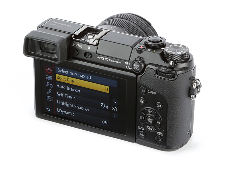 Panasonic Lumix GX7 Review - rear angled
