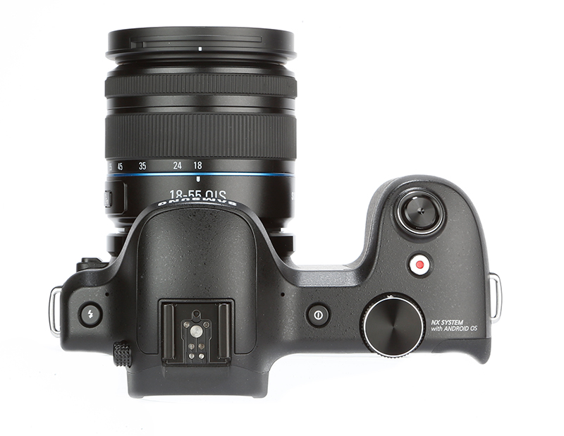 Samsung Galaxy NX Review - top view
