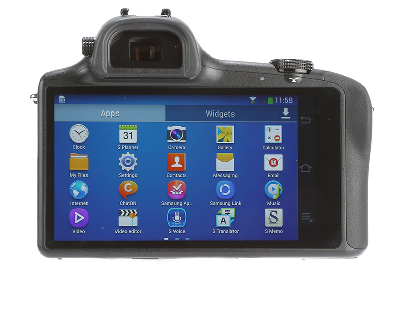 Samsung Galaxy NX Review - rear view