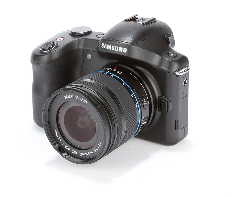 Samsung Galaxy NX Review - front angle