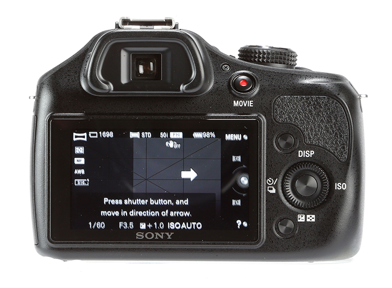 Sony A3000 rear view
