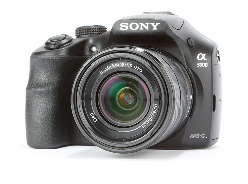 Sony A3000 front angled